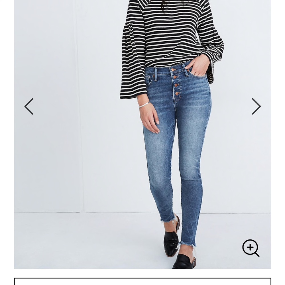 Madewell skinny jean Cordova wash